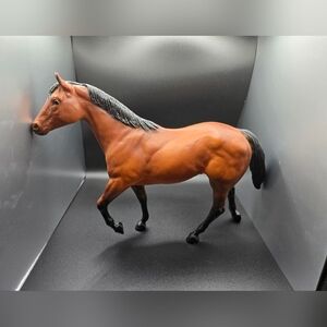 Realistic Brown Horse Figurine Breyer